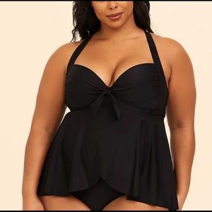 Torrid Tankini Top - Black 3X
